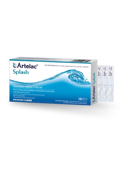 Colirio Artelac Splash Monodoses 30X0,5ml Bausch & Lomb 1