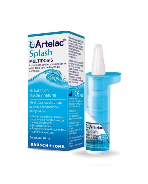 Imagem 0 de Solução Oftálmica Artelac Splash Multidose 10ml Bausch & Lomb