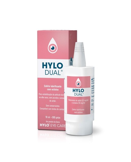 Solução Olftálmica Hylo Dual Colírio Ectoina 10ml Hylo 1