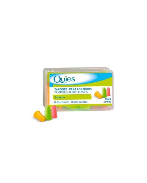 Imagem 0 de Tampões de Ouvidos Espuma com Cor 16un Quies