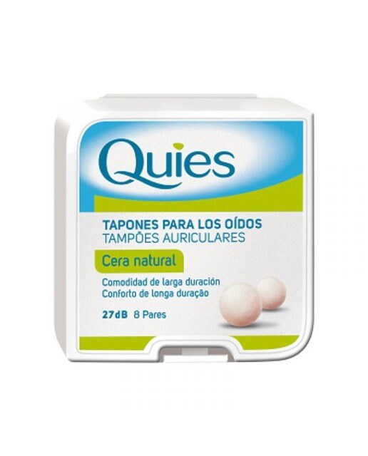 Imagem 0 de Tampões de Ouvidos Algodão e Cera 16un Quies