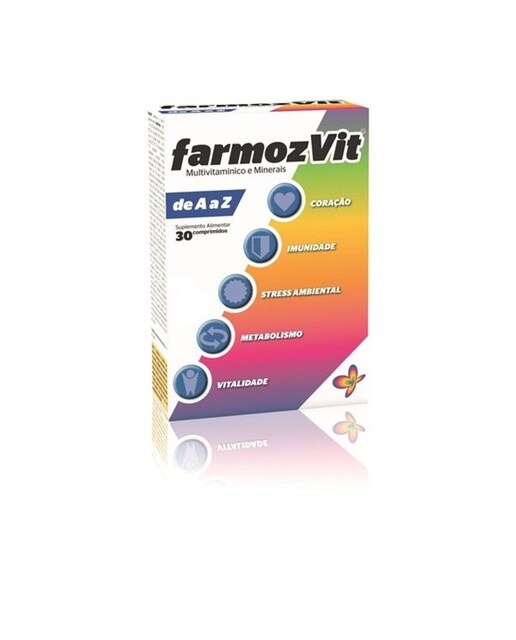 Imagem 0 de Suplemento Alimentar FarmozVit de A a Z - 30 Comp.