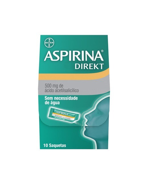 Imagem 0 de Aspirina® Direkt 500 mg - 10 Saquetas