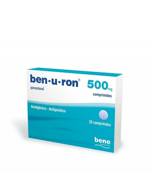 Imagem 0 de Ben-u-ron 500 mg - 20 Comprimidos