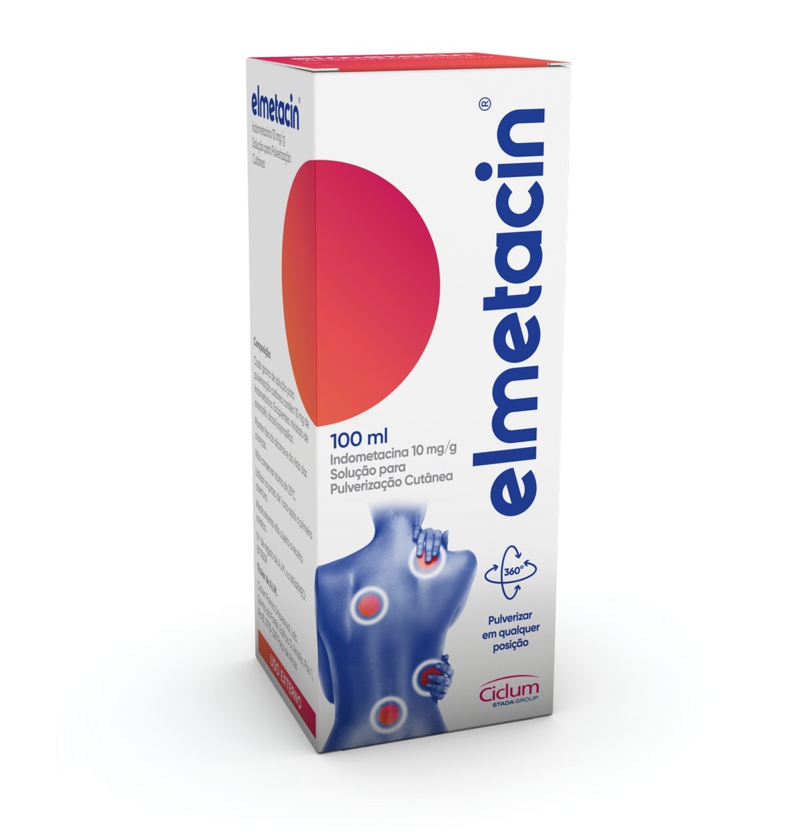 Imagem 0 de Elmetacin 10 mg/g Solução para Pulverização Cutânea - 100 ml