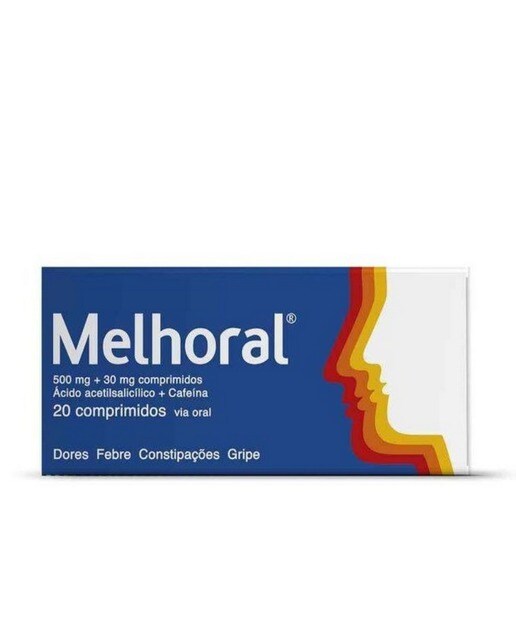 Imagem 0 de Melhoral 500 mg + 30 mg - 20 Comprimidos