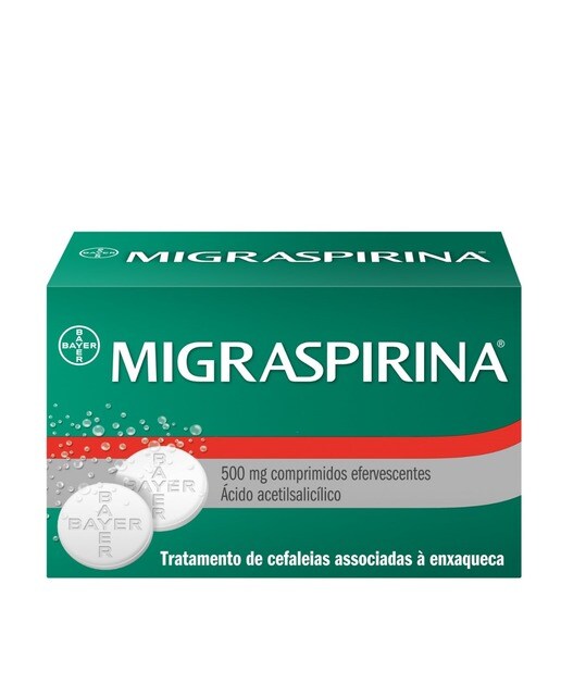 Imagem 0 de Migraspirina 500 mg - 12 Comprimidos Efervescentes