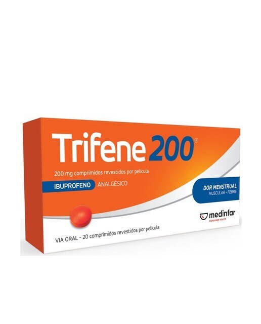 Imagem 0 de Trifene 200 - 20 Comprimidos Revestidos por Pelicula