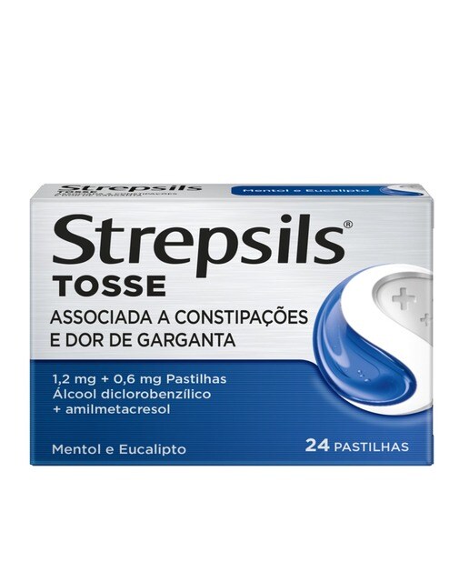 Imagem 0 de Strepsils Tosse Mentol e Eucalipto - 24 Pastilhas