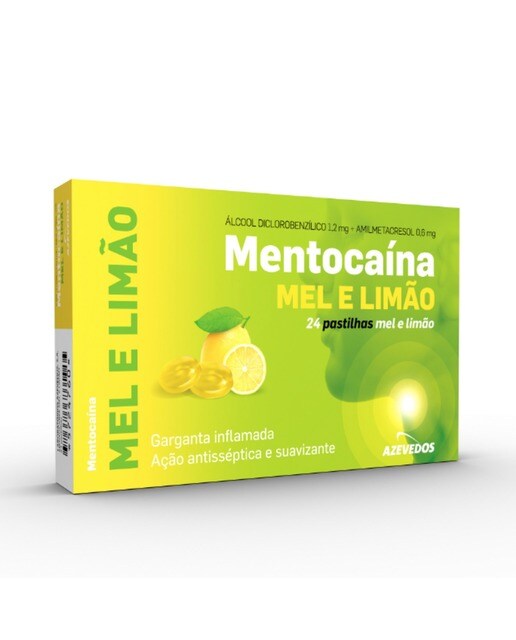 Imagem 0 de Mentocaína Mel e Limão - 24 Pastilhas