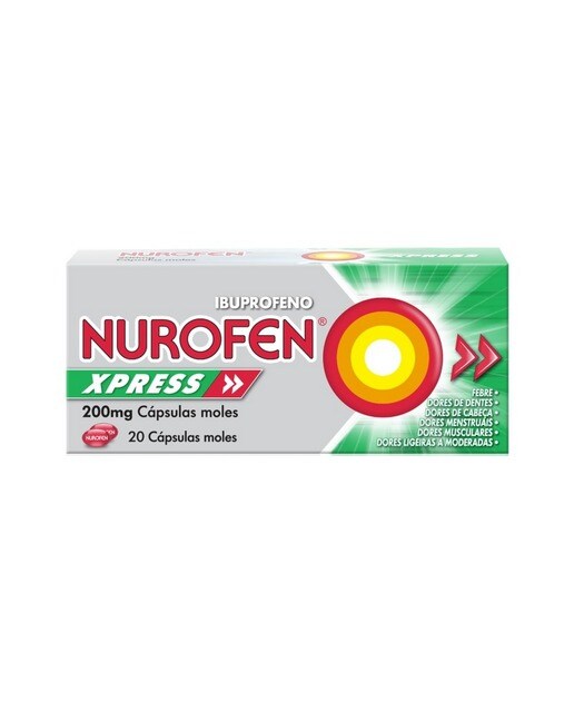 Imagem 0 de Nurofen Xpress 200 mg - 20 Cápsulas Moles