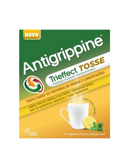 Imagem 0 de Antigrippine Trieffect Tosse - 10 Saquetas