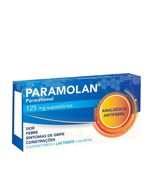 Imagem 0 de Paramolan 125 mg (Lactente) - 5 Supositórios