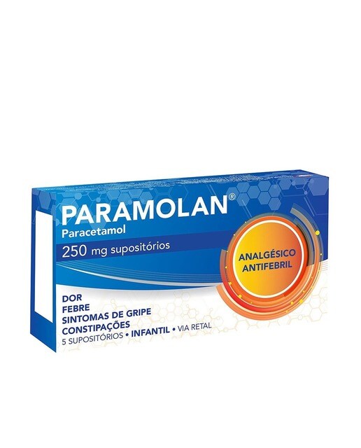 Imagem 0 de Paramolan 250 mg (Infantil) - 5 Supositórios