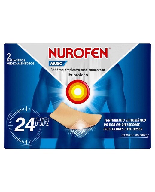 Imagem 0 de Nurofen Musc 200 mg Emplastro - 2 un.