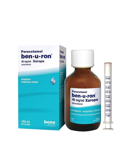 Imagem 0 de Ben-u-ron Paracetamol 40 mg/ml Xarope - 150 ml