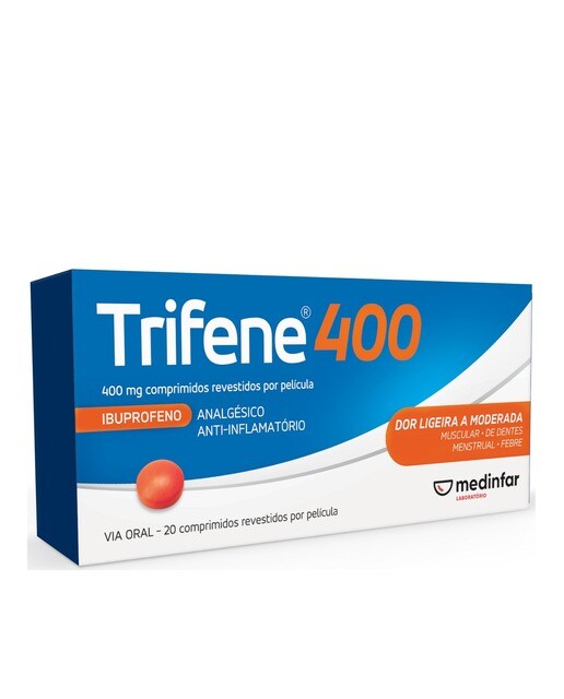 Imagem 0 de Trifene 400 - 20 Comprimidos Revestidos por Pelicula