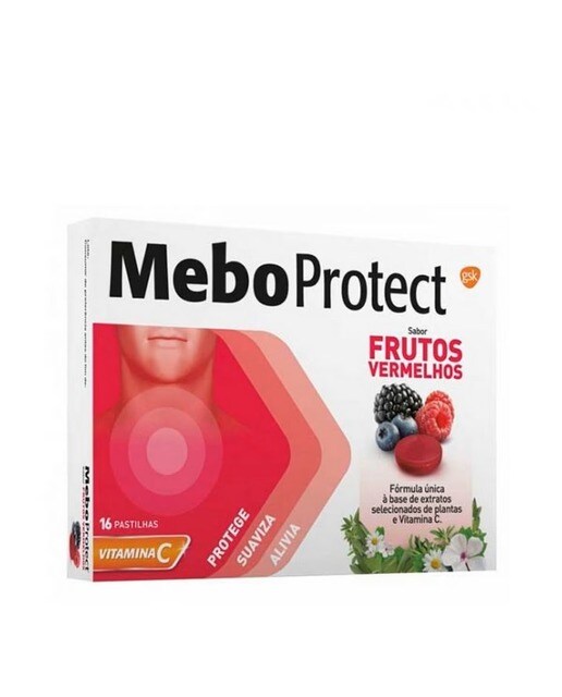 Imagem 0 de Suplemento Alimentar Meboprotect Pastilhas Frutos Vermelhos 16 Pastilhas Meboprotec