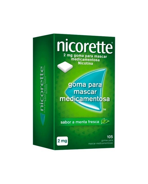 Imagem 0 de Nicorette 2 mg  Menta Fresca - 105 Gomas para Mascar