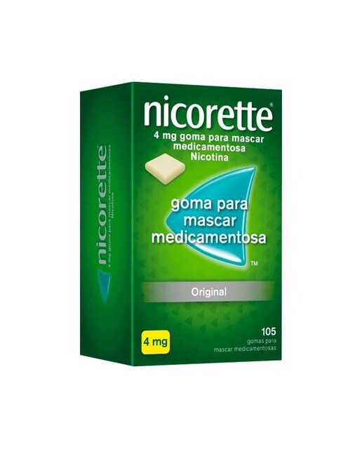 Imagem 0 de Nicorette 4 mg  Clássica - 105 Gomas para Mascar