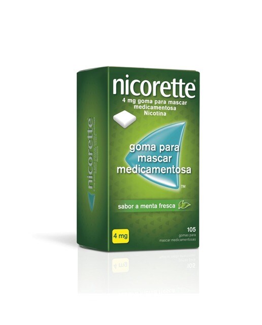 Imagem 0 de Nicorette 4 mg  Menta Fresca - 105 Gomas para Mascar