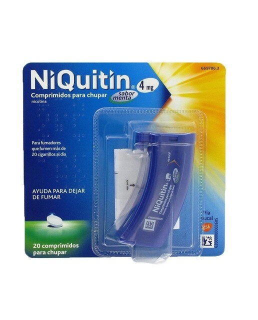 Imagem 0 de Niquitin Menta 4 mg - 20 Comprimidos para Chupar