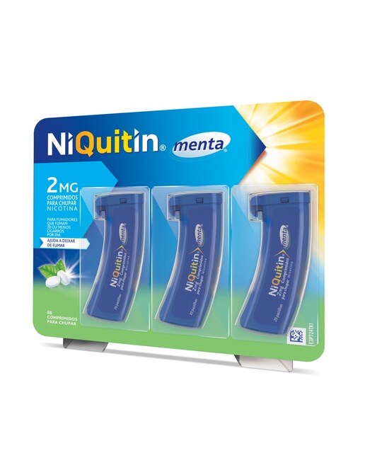 Imagem 0 de Niquitin Menta 2 mg - 60 Comprimidos para Chupar