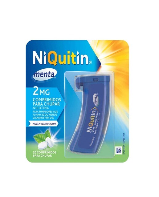 Imagem 0 de Niquitin Menta 2 mg - 20 Comprimidos para Chupar
