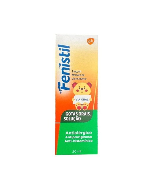 Imagem 0 de Fenistil 1 mg/ml Gotas Orais - 20 ml