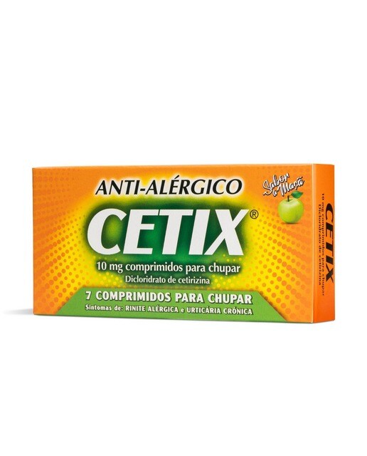 Imagem 0 de Cetix 10 mg - 7 Comprimidos para Chupar