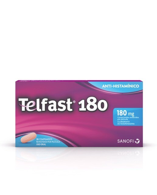 Imagem 0 de Telfast 180 mg - 20 Comprimidos