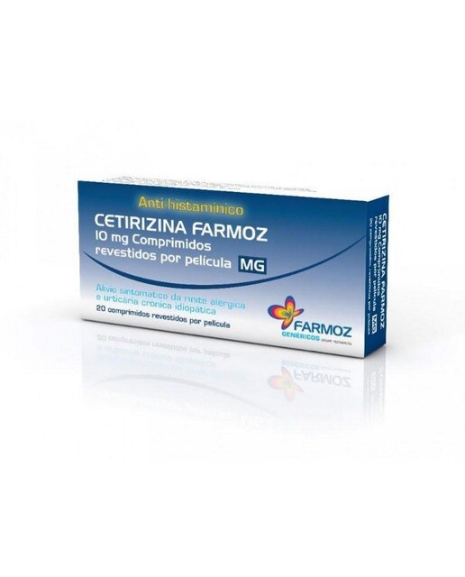 Imagem 0 de Cetirizina 10 mg - 20 Comprimidos Revestidos