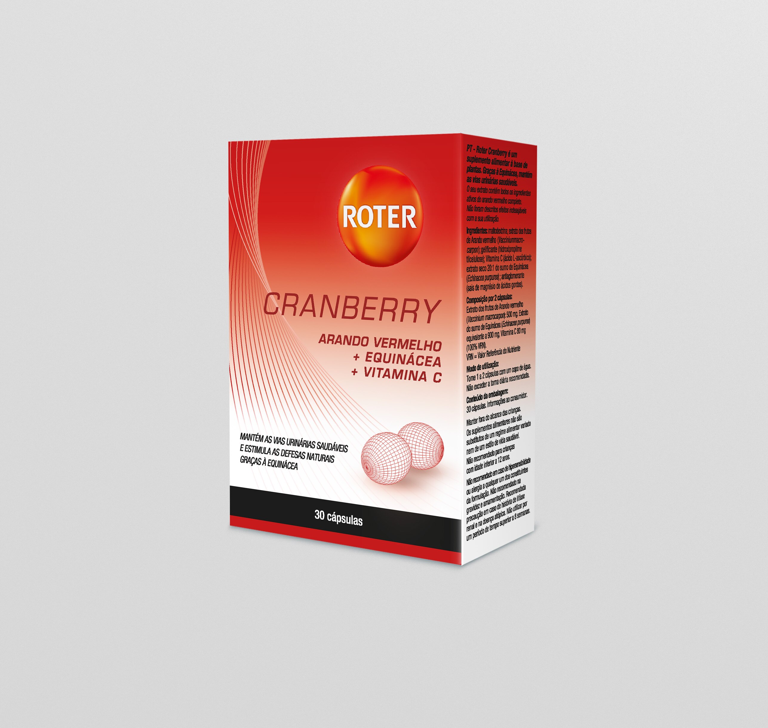 Suplemento Alimentar Roter Cranberry - 30 cápsulas 2