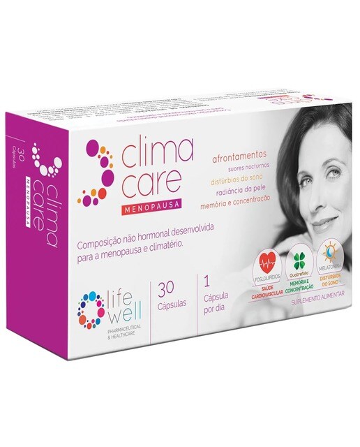 Suplemento Alimentar Climacare Menopausa 30Cápsulas LifeWell 1
