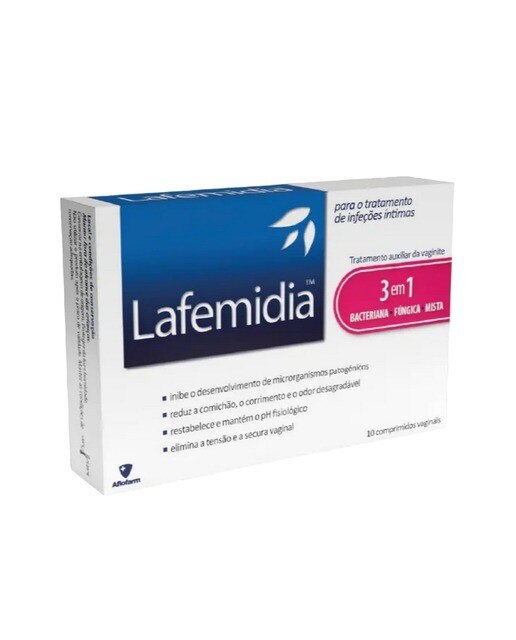 Imagem 0 de Lafemidia 3 em 1 - 10 Comprimidos Vaginais