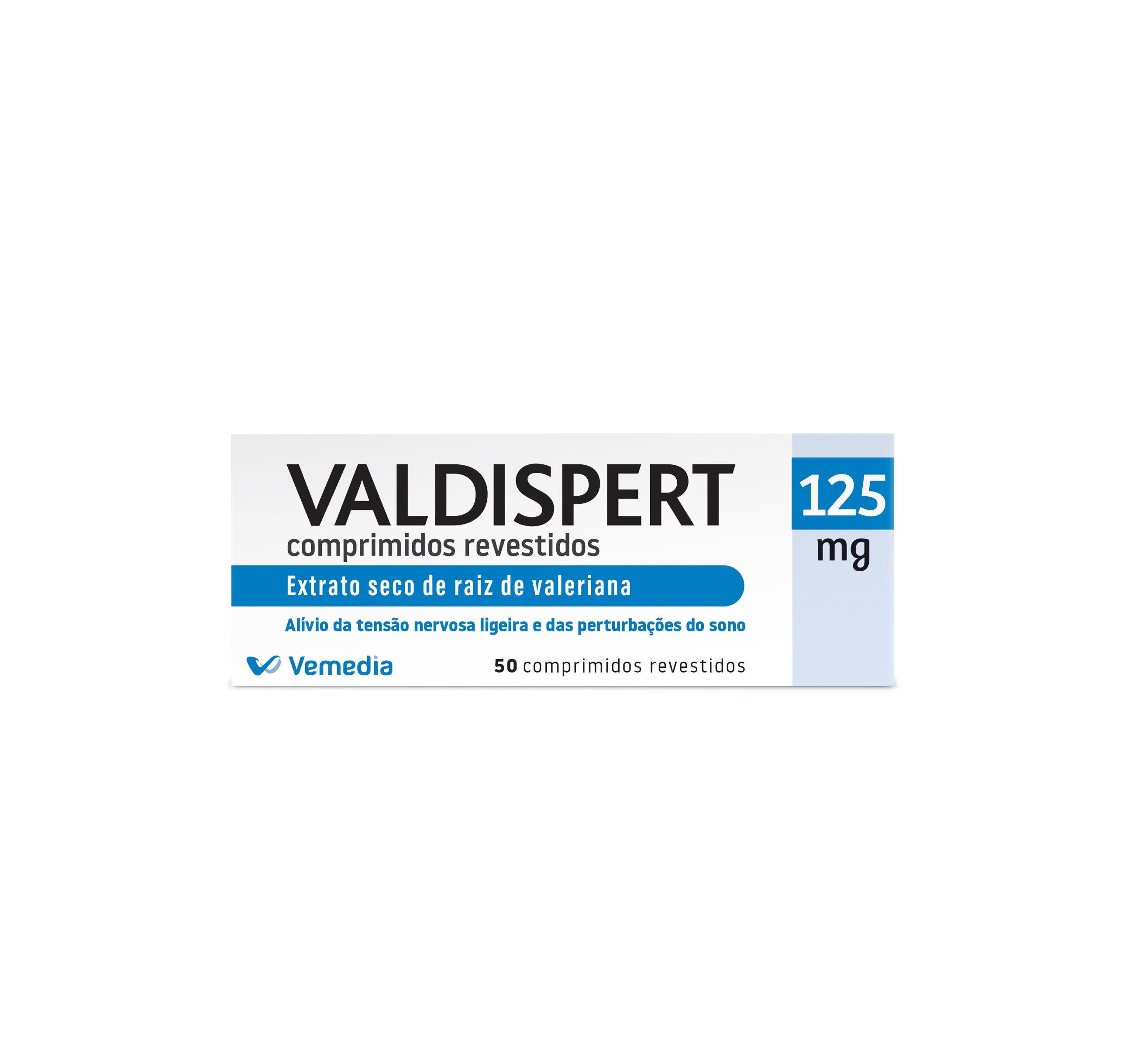 Valdispert 125 mg - 50 Comprimidos Revestidos 1