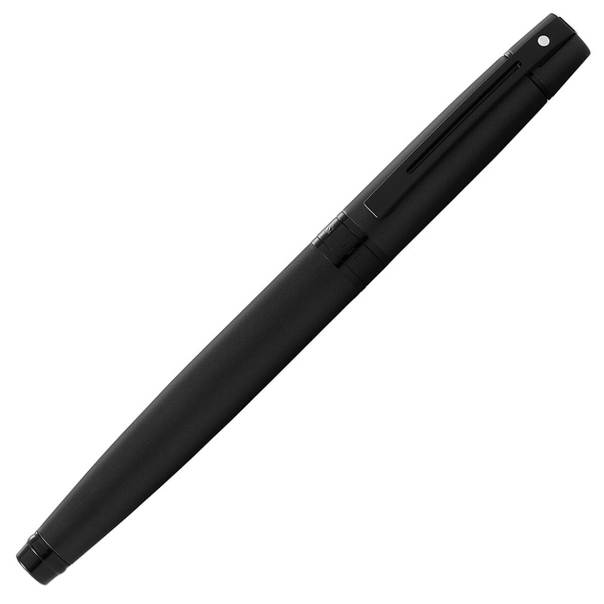 Caneta Rollerball 300 de Laca - Cinzento Mate com Pormenores em Preto Brilhante 2