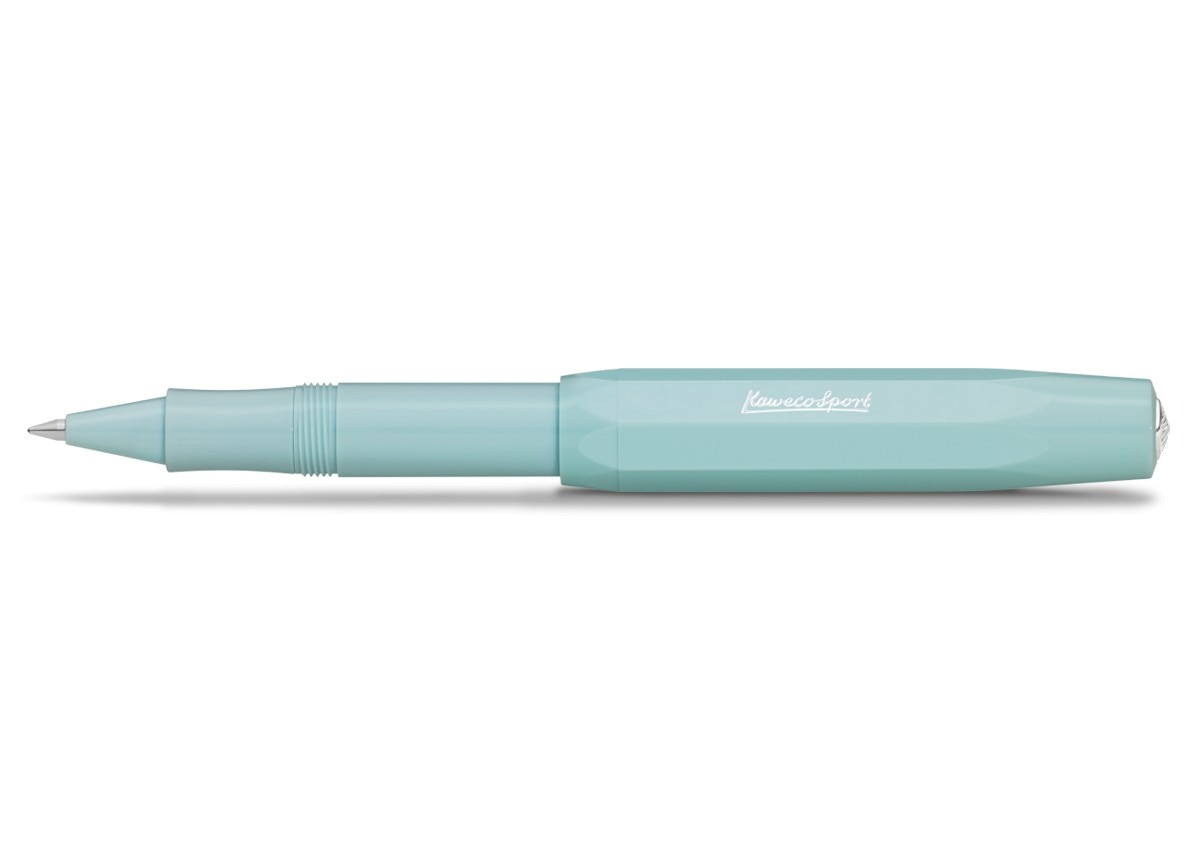 Caneta esferográfica com tampa Sport Skyline Especial Kaweco menta e cromada 1