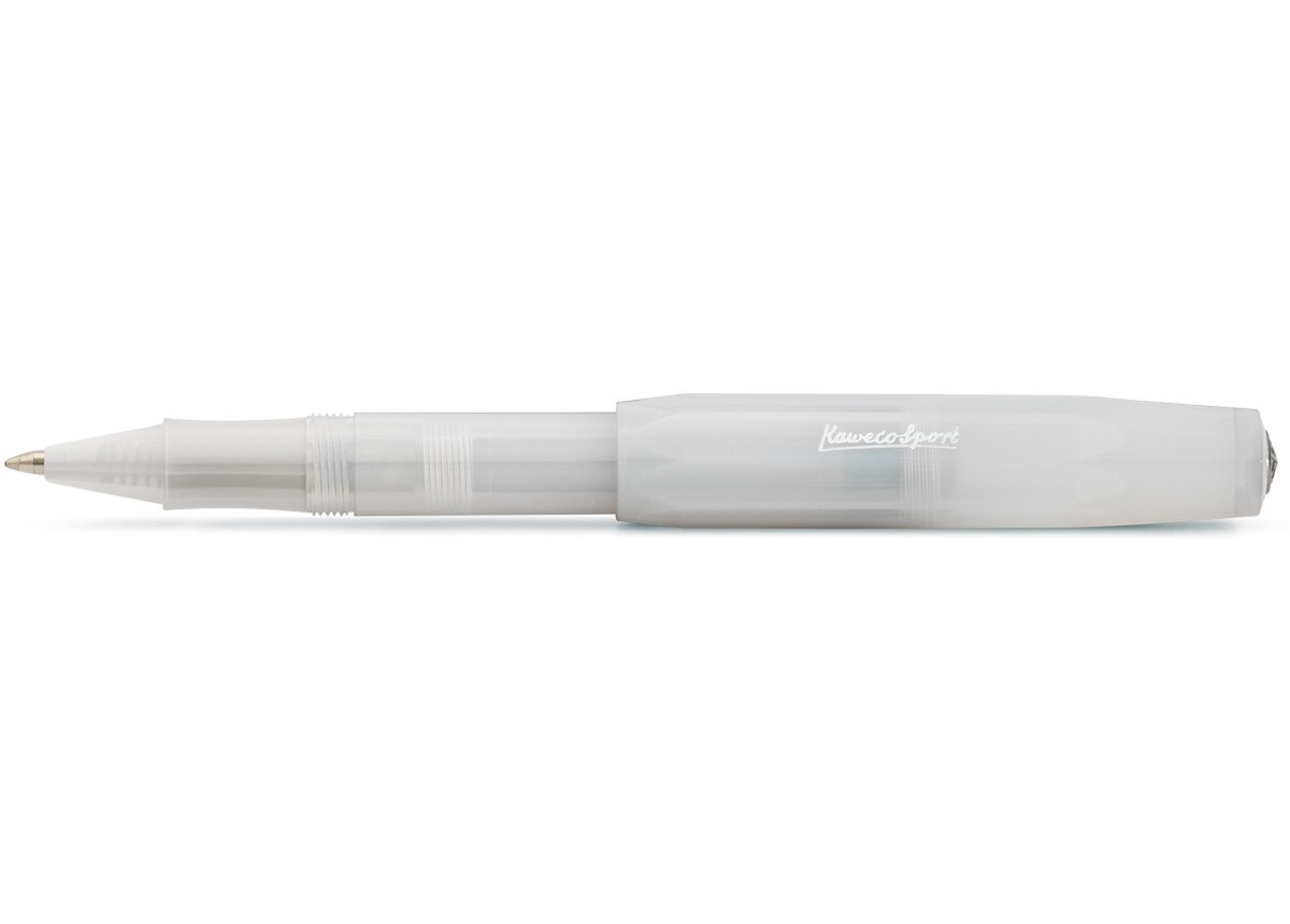Caneta esferográfica com tampa Sport Frost Especial Kaweco branco translúcido 1