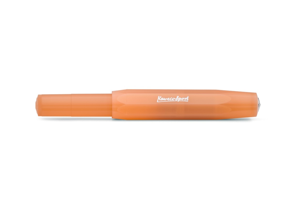 Caneta esferográfica com tampa Sport Frost Especial Kaweco laranja translúcido 2