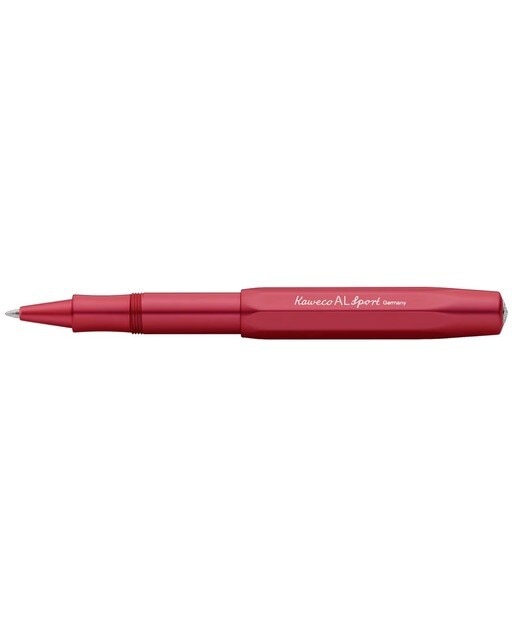 Caneta esferográfica com tampa Alu Sport Kaweco vermelha e alumínio 1