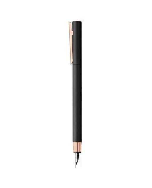 Caneta de Aparo F Neo Slim Faber-Castell Lacada Preto Mate Preto mate-1