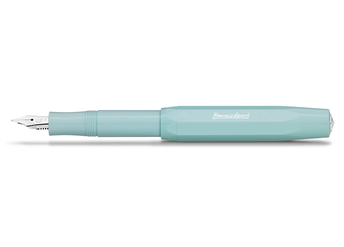 Caneta de aparo Sport Skyline especial Kaweco menta e cromada 1