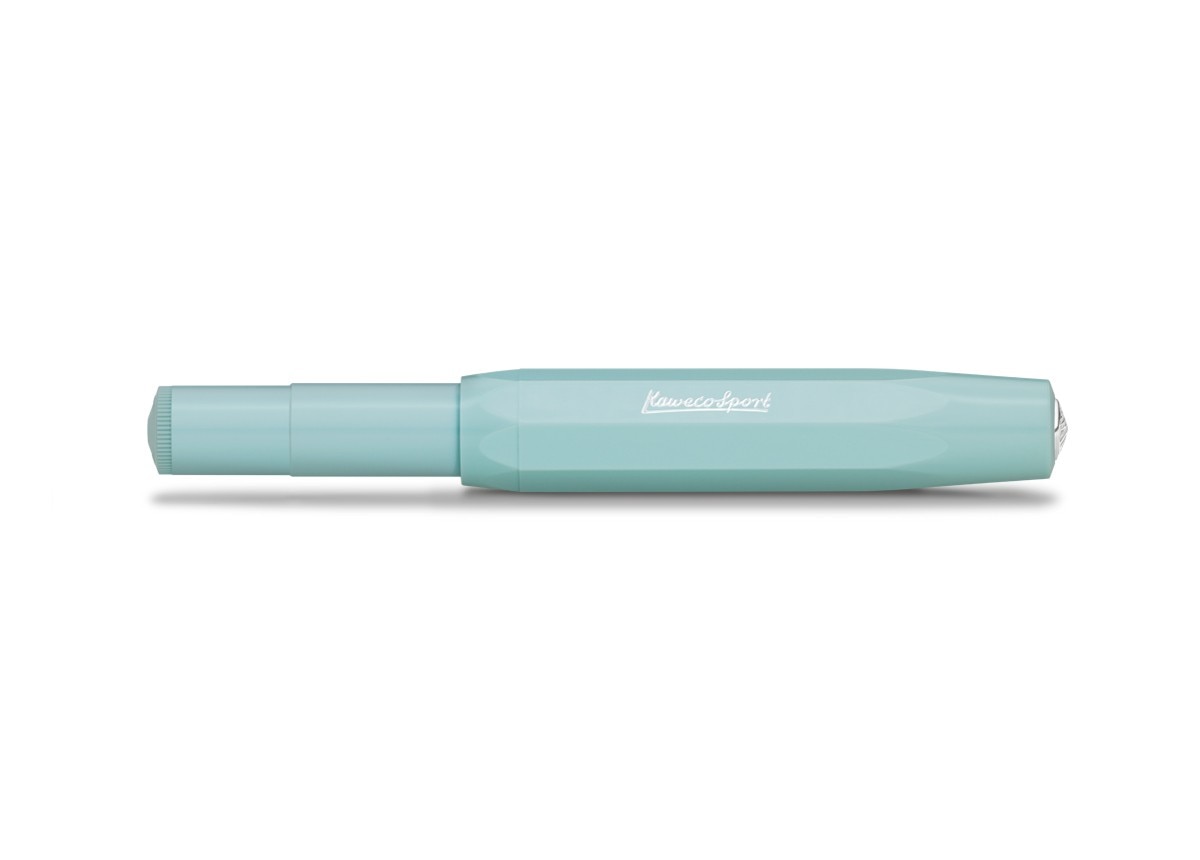 Caneta de aparo Sport Skyline especial Kaweco menta e cromada 2