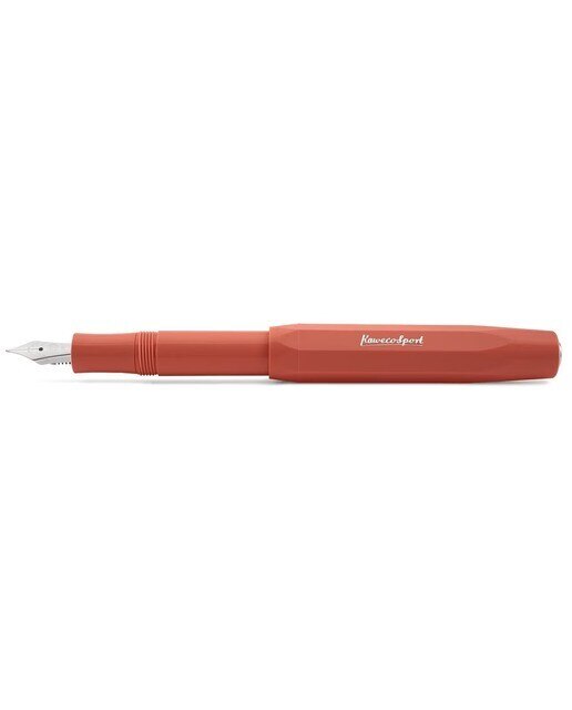 Caneta de aparo Sport Skyline Especial Kaweco terracota e cromada 1
