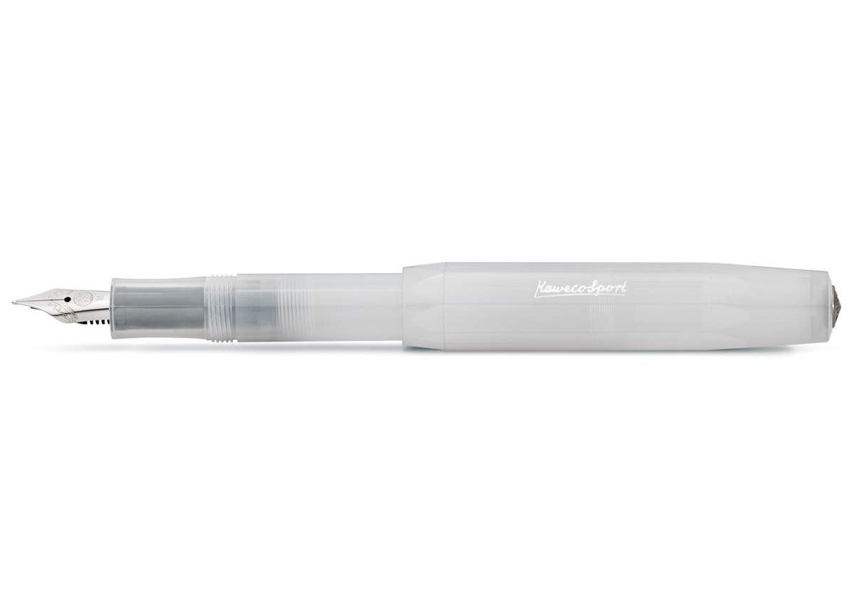 Caneta de aparo Sport Frost Especial Kaweco branco translúcido 1