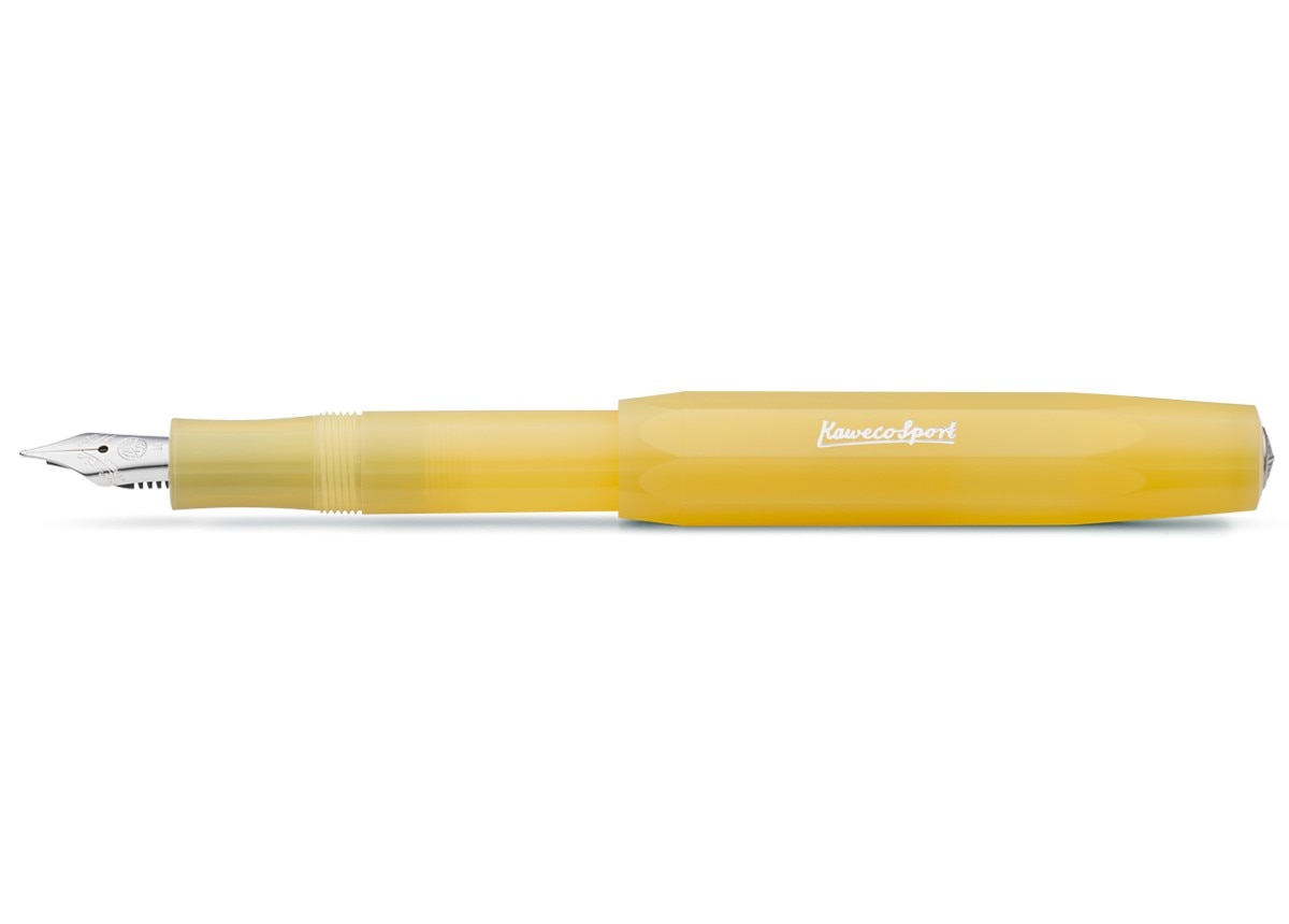 Caneta de aparo Sport Frost Especial Kaweco amarelo translúcido 1