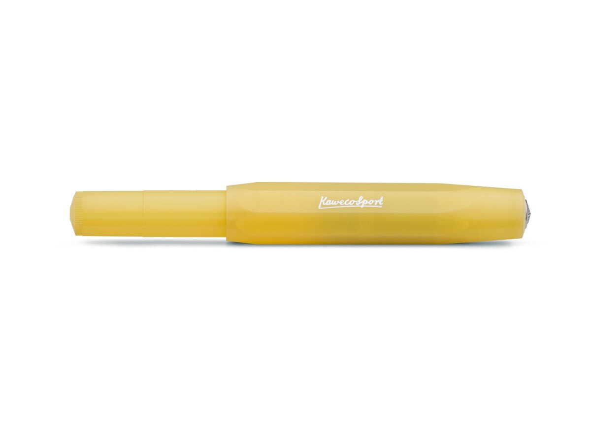 Caneta de aparo Sport Frost Especial Kaweco amarelo translúcido 2