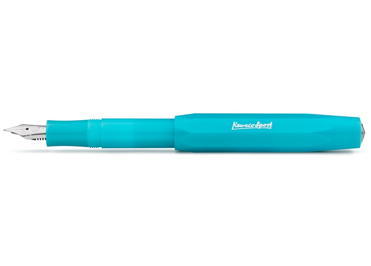 Caneta de aparo Sport Frost Especial Kaweco azul celeste translúcido 1