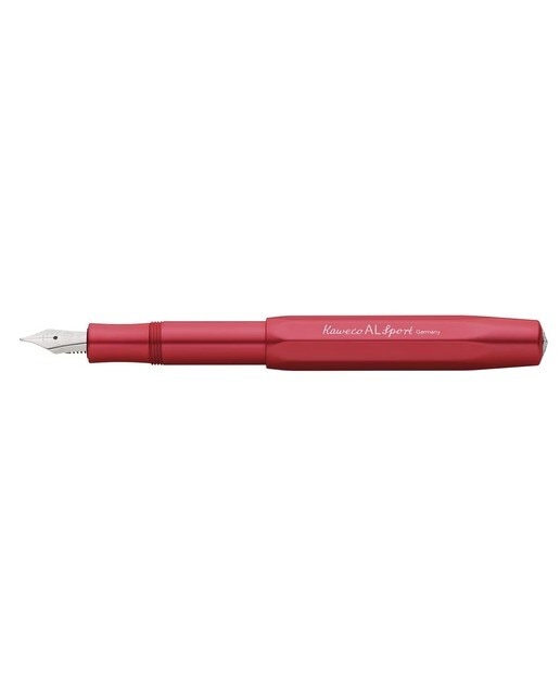 Caneta de aparo Alu Sport Kaweco vermelha e alumínio 1